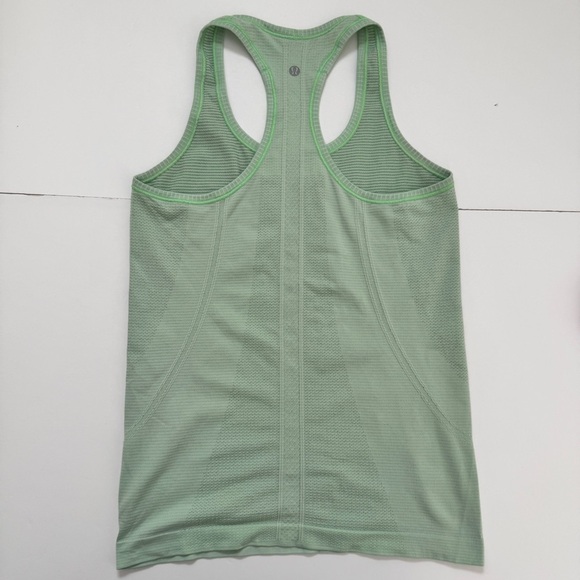 Bundle of 2 Lululemon Swiftly Tech Racerback Tank Top Pink Green Shirt Sz 6 - Picture 16 of 16
